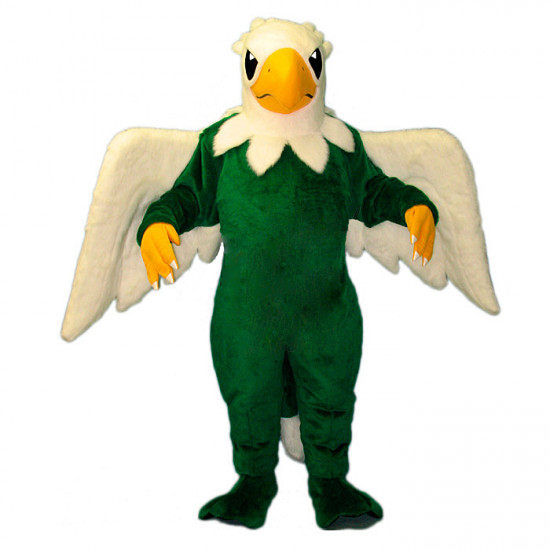 Green and White Griffin Mascot Costume MM41G-Z 