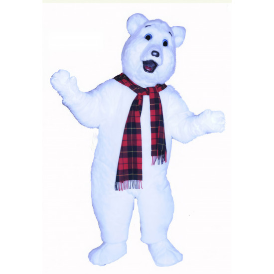 Snow Bear Mascot Costume #650 