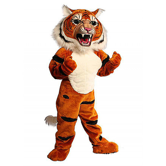 Power Super Tiger Mascot Costume #198M