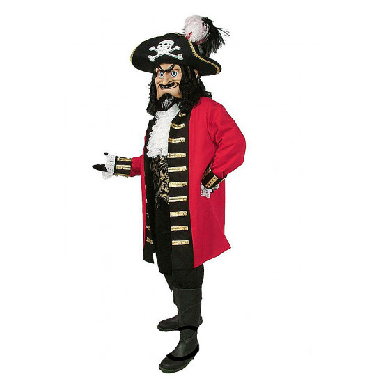 Fancy Captain Scratch Pirate Mascot Costume #601 