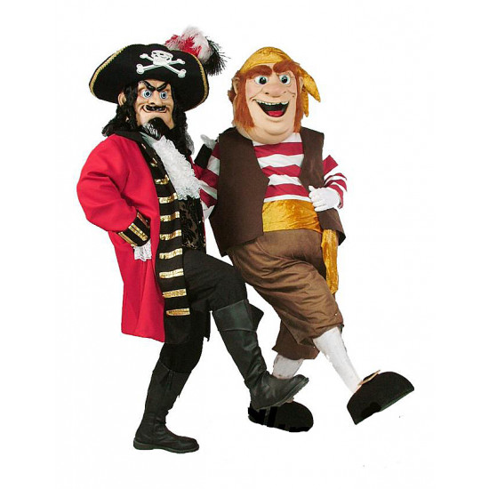 Fancy Captain Scratch Pirate Mascot Costume #601 