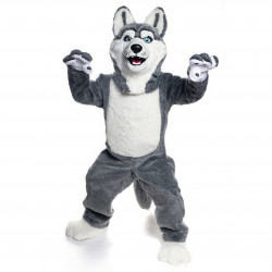 Husky Dog Mascot Costume #616 