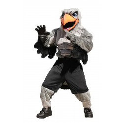 Fierce Gray Eagle Mascot Costume 677