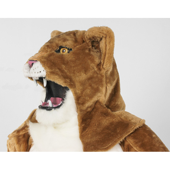 Cougar Power Real Cat Mascot Costume 701M