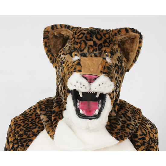 Power Real Cat Leopard Mascot Costume 705M