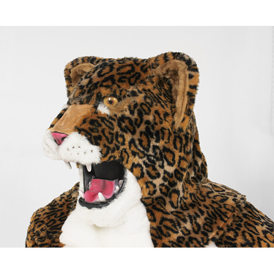 Power Real Cat Leopard Mascot Costume 705M