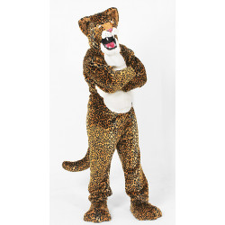 Power Real Cat Leopard Mascot Costume 705M