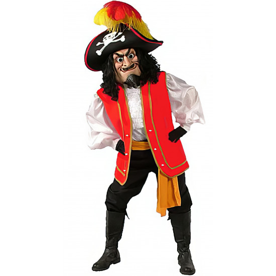 Captain Scratch Pirate Mascot Costume 483 
