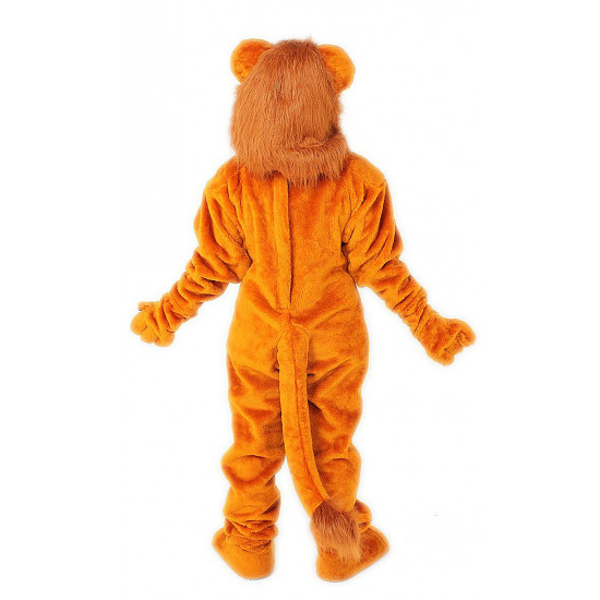 Lion Power Real Cat Orange Mascot Costume #703