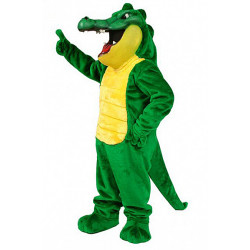 Crunch Gator Alligator Mascot Costume #424 
