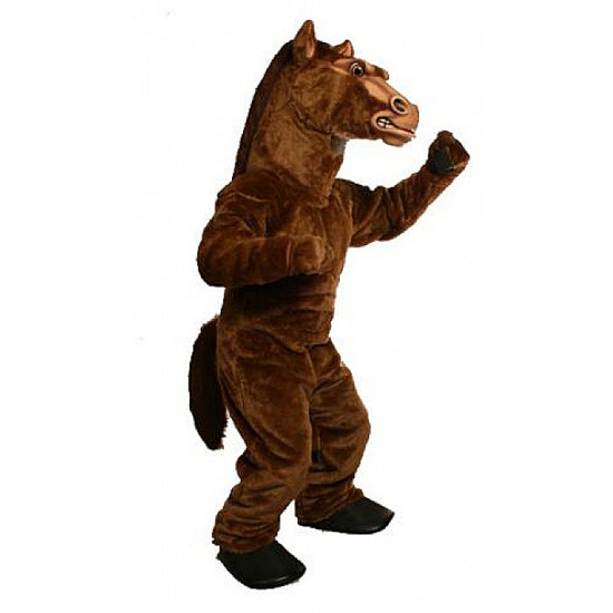 Power Fierce Stallion Horse Mascot Costume #639 