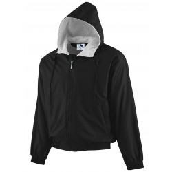 Adult Hooded Taffeta Jacket/Fleece Lined 3280