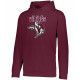 Youth Wicking Fleece Hoodie Cheer 5506