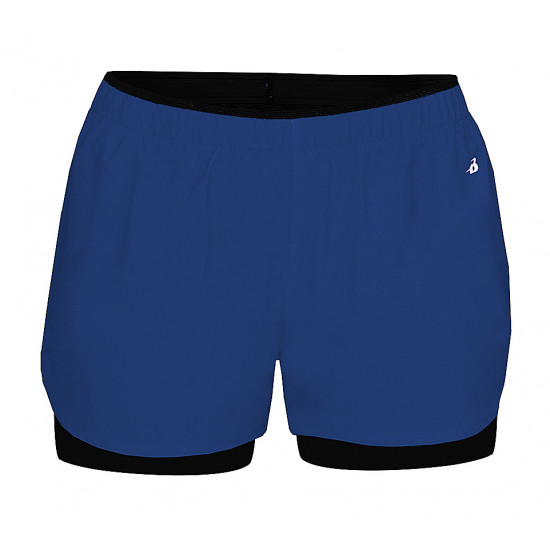 Badger Sport Ladies Double Up Shorts 615000