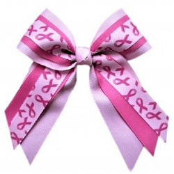 Breast Cancer Awareness Multi Layer Bow 