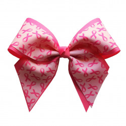 Breast Cancer Awareness Extra Large Two Layer Bow 