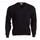 Unisex V-Neck Jersey Knit Acrylic Sweater 4067