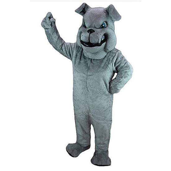 Grey Bulldog Mascot Costume 25426
