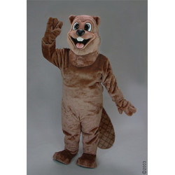 Happy Beaver Mascot Costume 28152