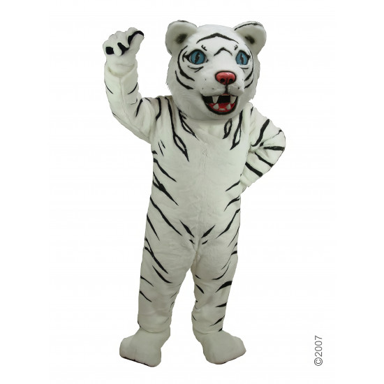 White Tiger Cub Mascot Costume T0011