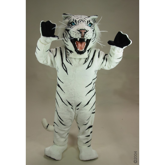 White Tiger Mascot Costume 43074