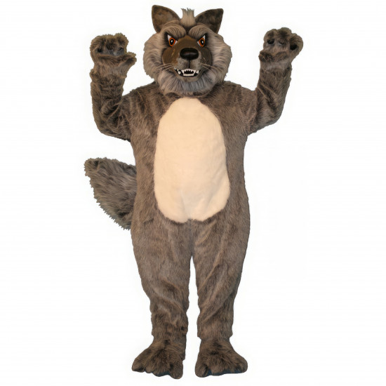 Growling Wolf Mascot costume #1339-Z 
