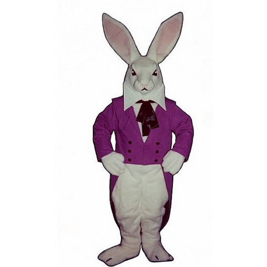 Rabbit With Jacket Mascot Costume #2501A-Z 