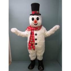 Snow Buddy Snowman with Hat and Scarf Mascot Costume 2701A-Z 