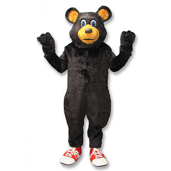 Black Bear With Sneakers Mascot Costume #289A-Z 