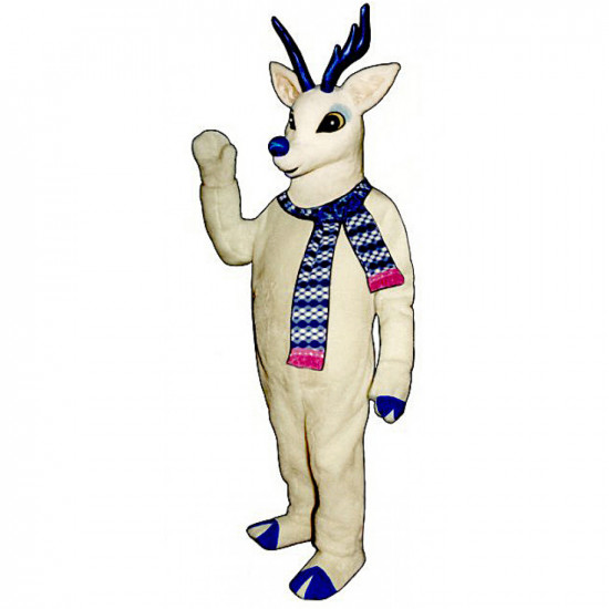 Snow Deer With Scarf Mascot Costume 3108A-Z 