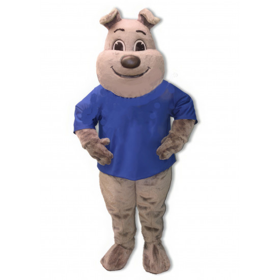 Tuffy Bulldog With Shirt Mascot Costume 868A-Z 