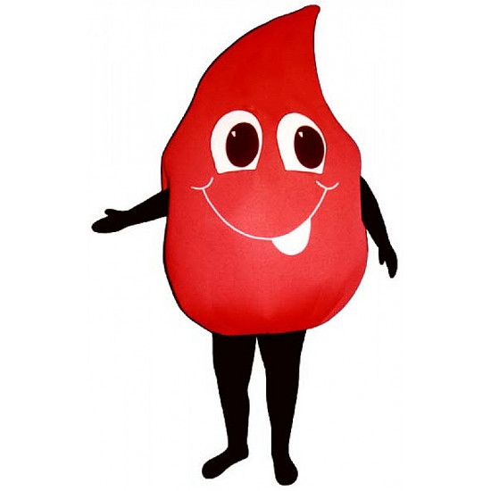 Blood-Drop (Bodysuit not included) Mascot Costume FC45-Z
