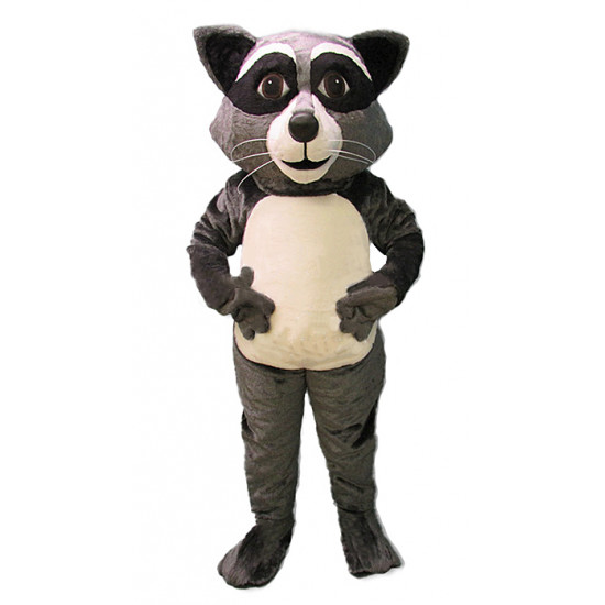 White Belly Raccoon Mascot Costume 1360B
