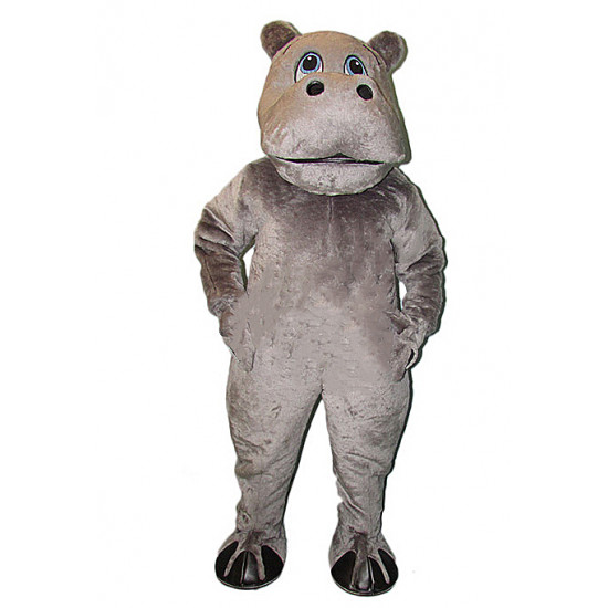 Grey Hippo Mascot Costume #1612G-Z 