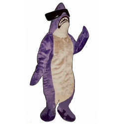 Purple Killer Shark Mascot Costume #3312KK-Z 