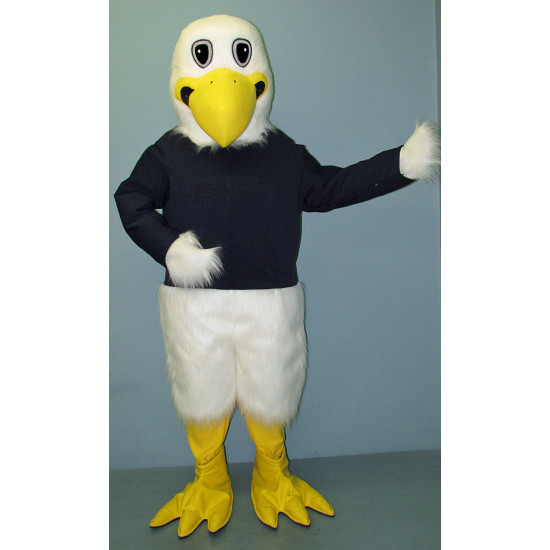 Eagle with Shirt Mascot Costume #1018AS-Z