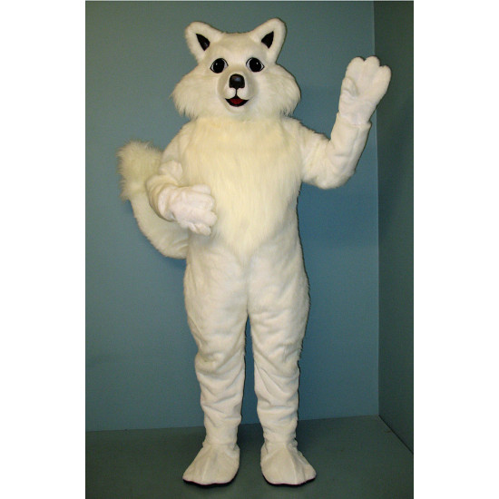 White Fox Mascot Costume #1361-Z 