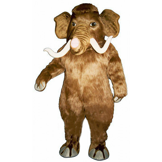 Mammoth with Long Tusks Mascot Costume #1625-Z 