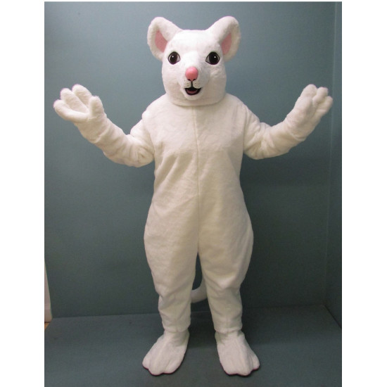 White Mouse Mascot Costume #1801-Z 
