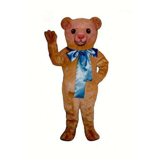 Old Fashioned Teddy with Bow Mascot Costume #213A-Z 