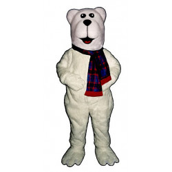 Arctic Bear w/ Scarf Mascot Costume #216WA-Z 