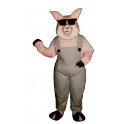 Far Out Farmer Pig Mascot Costume #2405KK-Z 