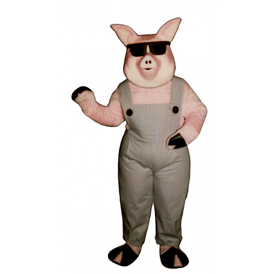 Far Out Farmer Pig Mascot Costume #2405KK-Z 