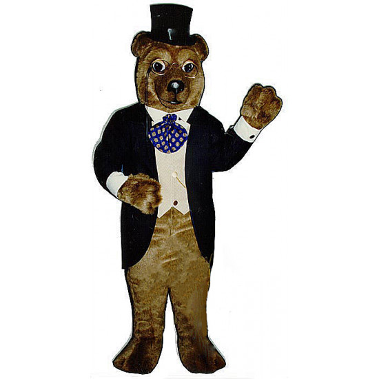 Theodore Bruin Bear with Tuxedo and Top Hat Mascot Costume 243DD-Z 