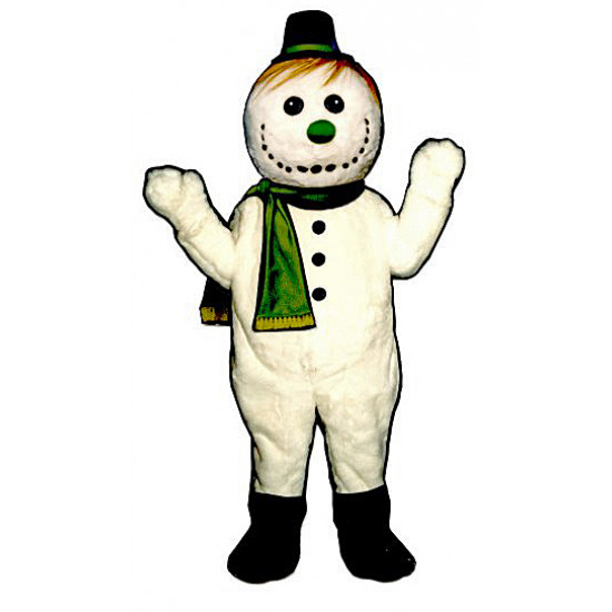 Flakey Snowman w/Hat & Scarf Mascot Costume #2706A-Z