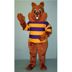 Sunny Squirrel with Shirt Mascot Costume #2814A-Z 