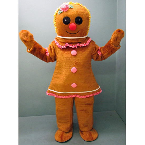 Gingerbread Girl Mascot Costume #2940-Z 