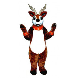  Cute Reindeer w/ Lite-Up Nose Collar & Cuffs Mascot Costume #3101A-Z