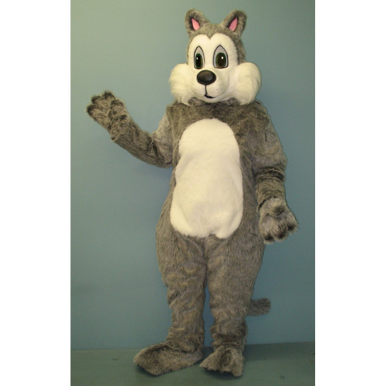 Grey Comic Cat Mascot Costume #509G-Z
