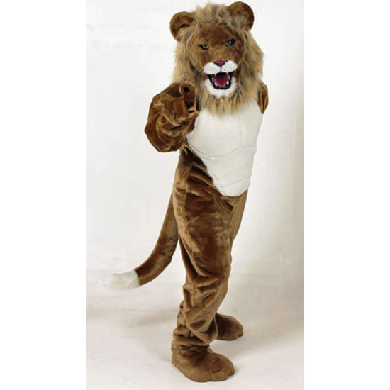 Power Real Cat Lion Mascot Costume #704M